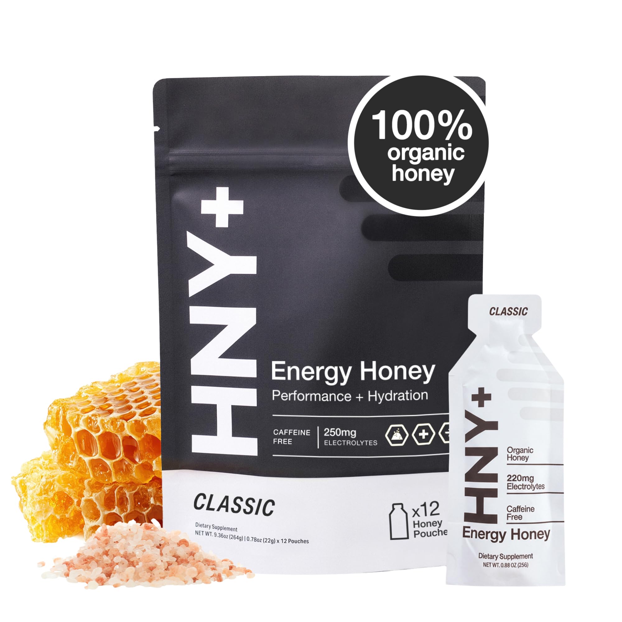 Amazon.com: HNY+ Organic Honey Energy Gel with Electrolytes