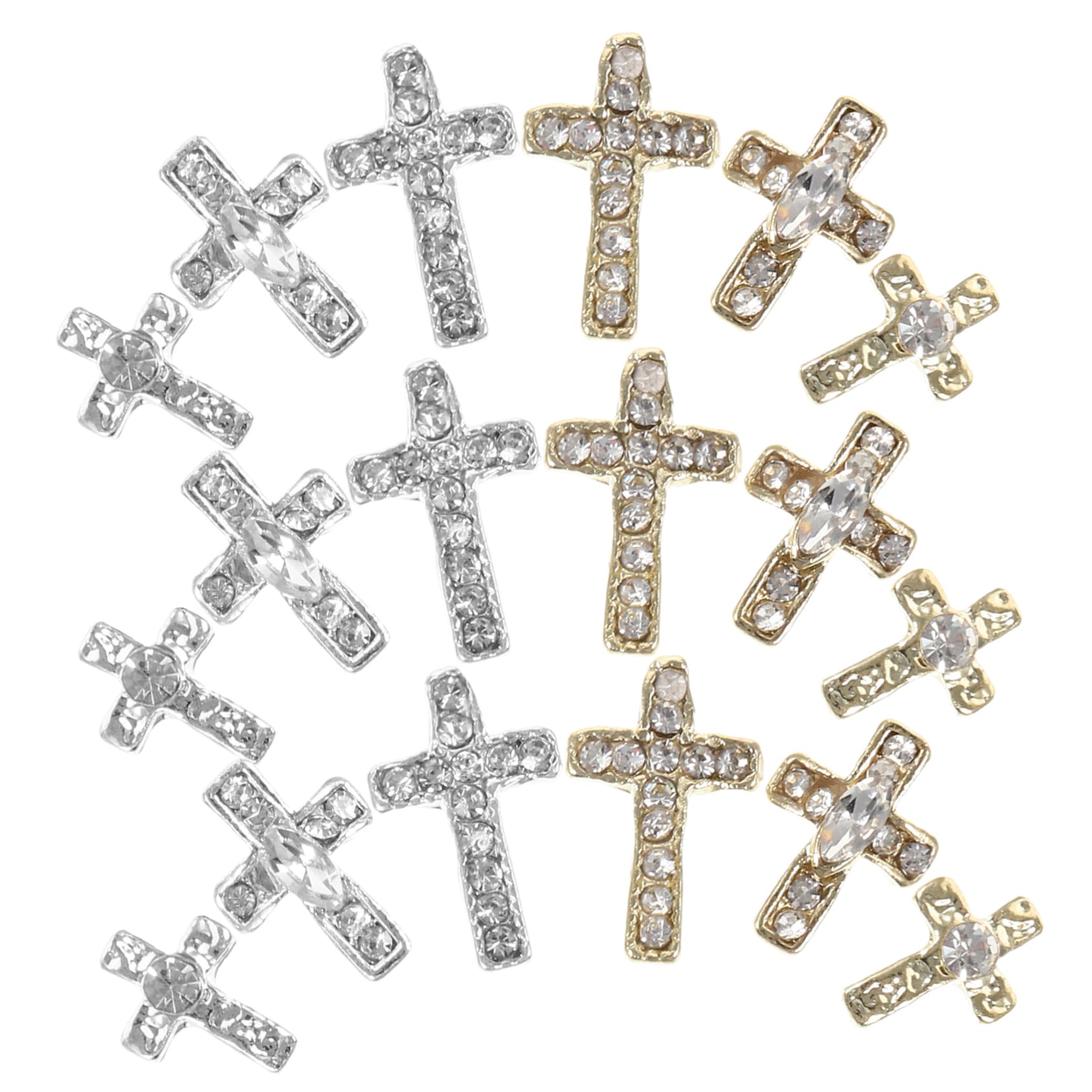5 Set Ciondoli Per Unghie Charms Per Decorazioni Nail Art Per Manicure E Speciali 60 Pezzi*5