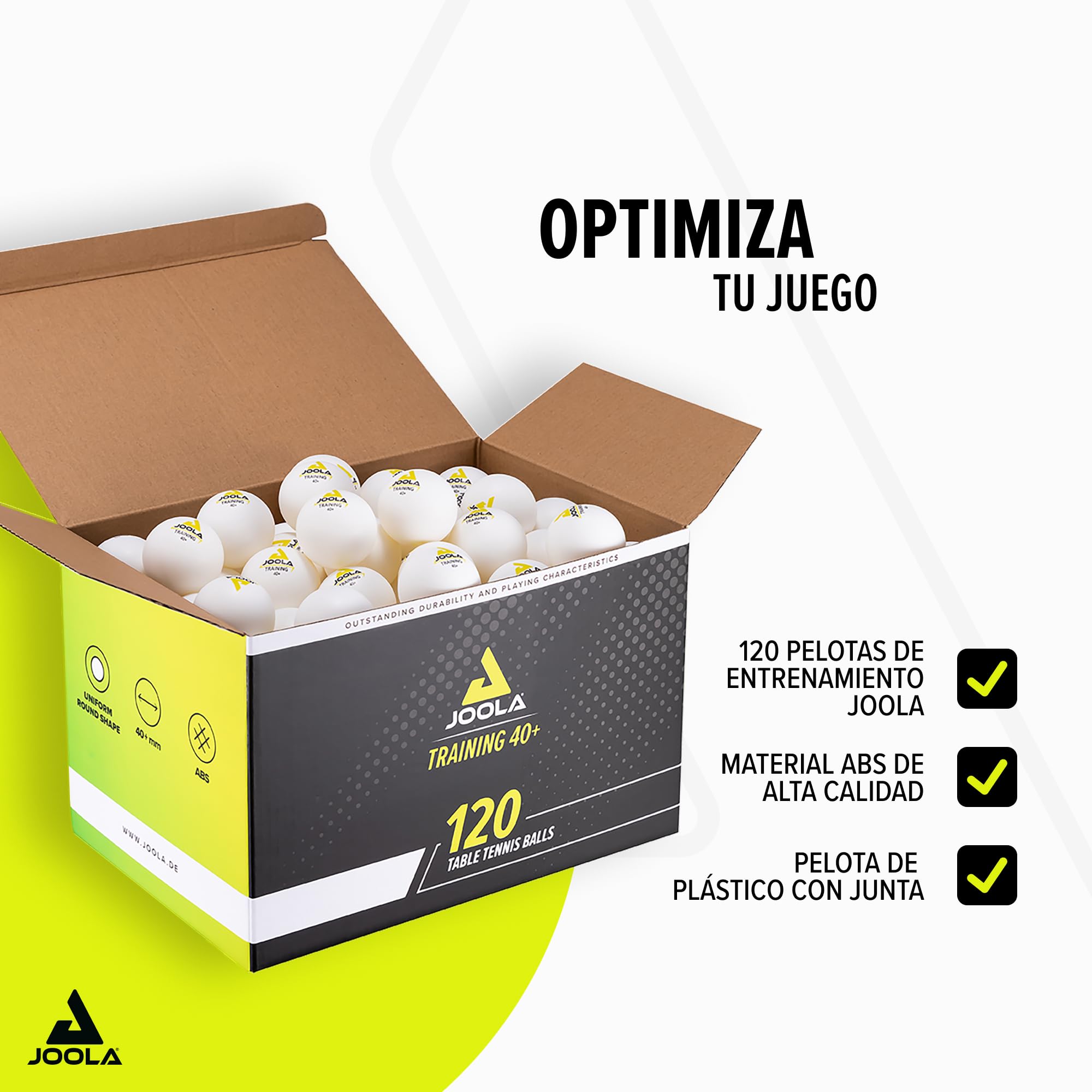 Pelota de Ping Pong Training SH 120 White