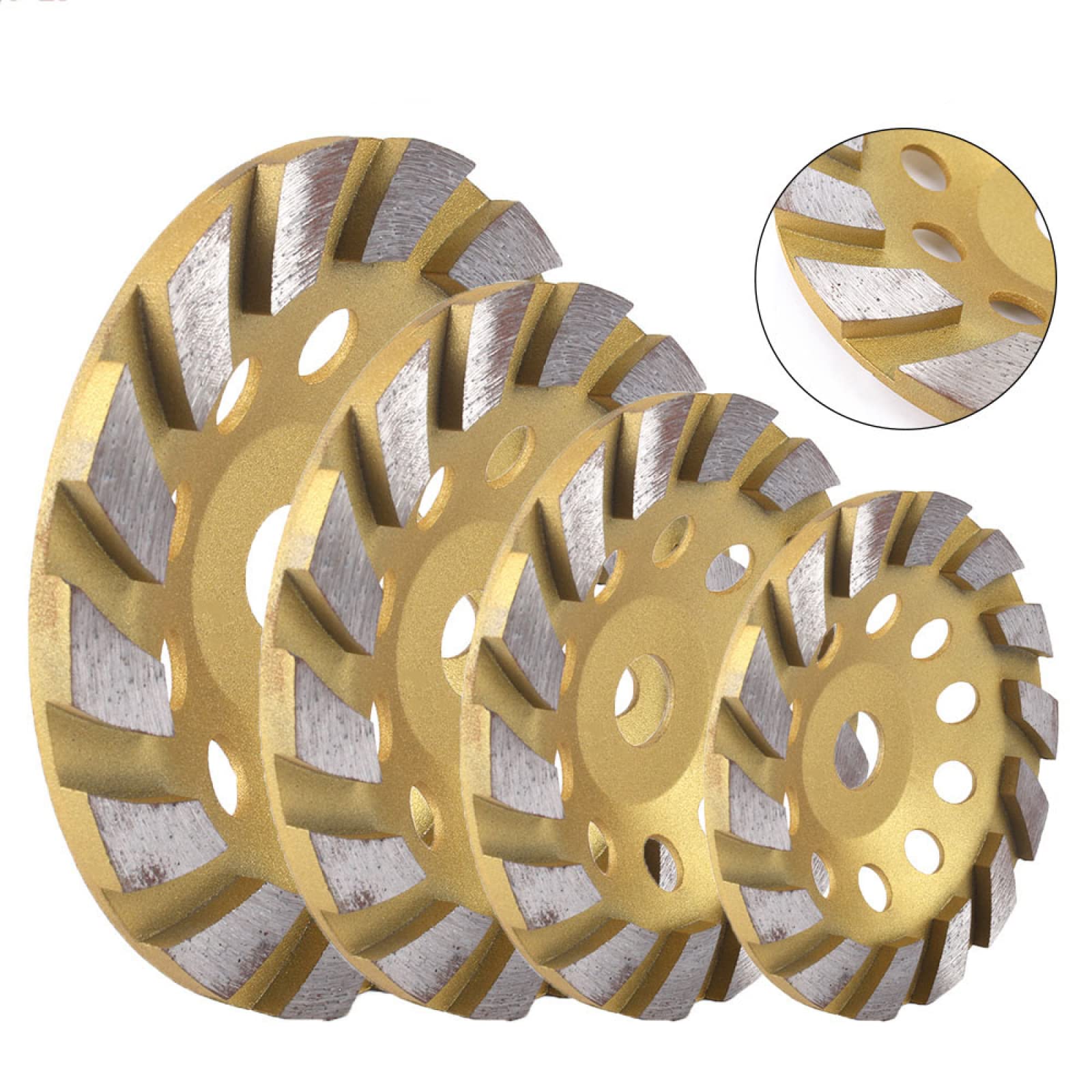 Disco Abrasivo De Diamante De 100/125/150/180mm, Herramientas De Rueda De Amoladora Abrasiva, Forma De Cuenco Para Baldosas De Hormigón, Herramientas De Pulido De Granito,180 Mm