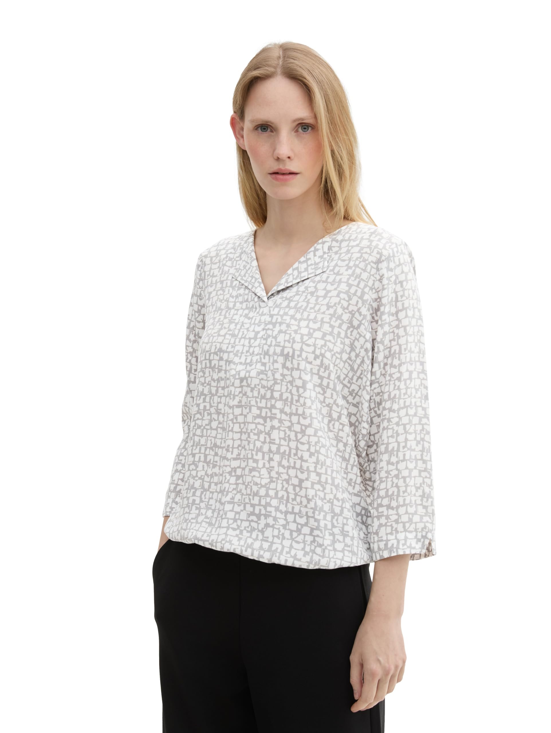 Tom Tailor Damen 1043212 Bluse mit Muster