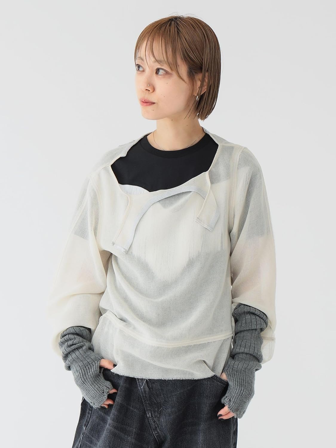 Olfeo × maturely / 別注 フリル ロングスリーブ カットソー ビームス