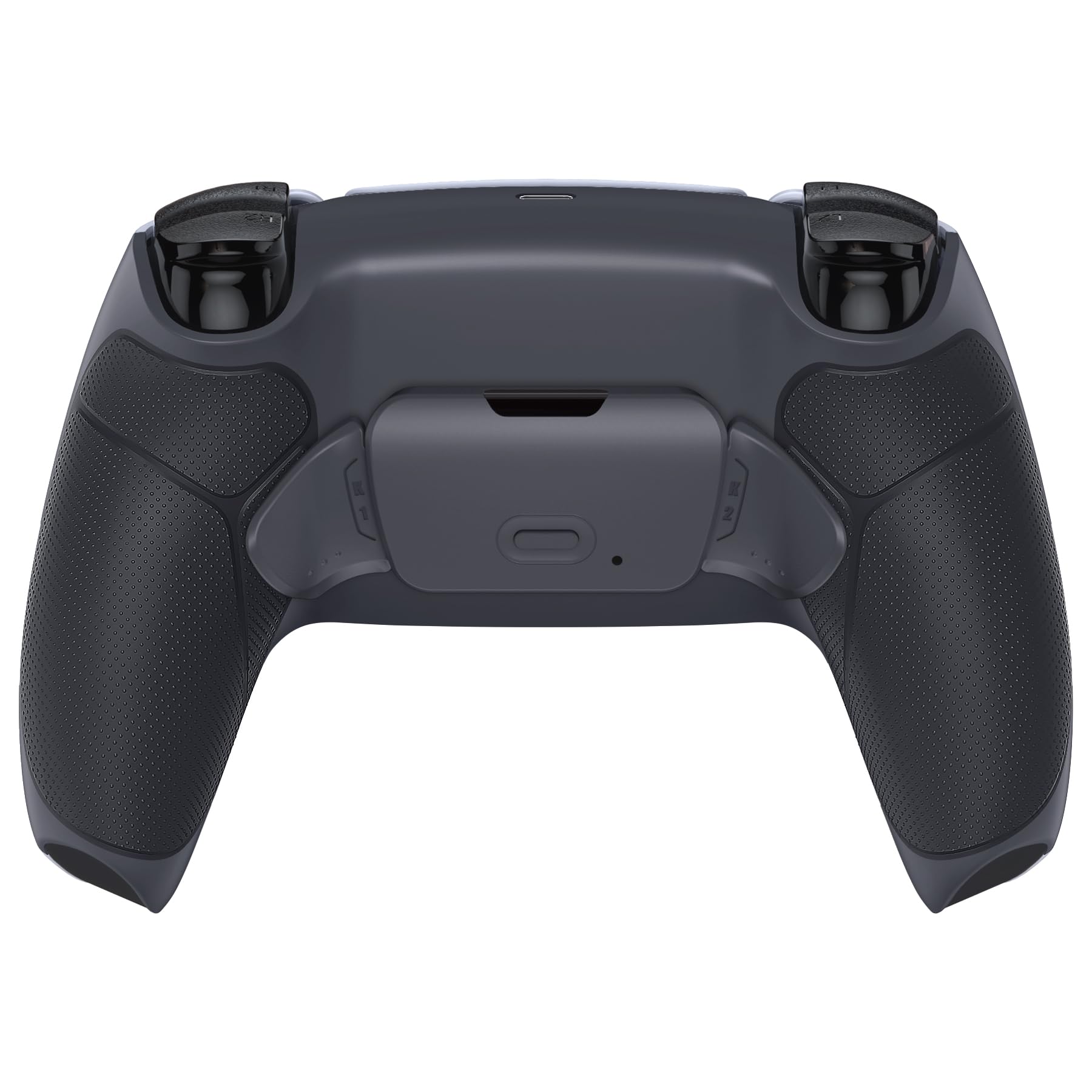 eXtremeRate Rise V3 Remap Kit per ps5 Controller BDM-030/040/050,Back Button Levette Posteriore per ps5 Joystick,Tasti Aggiuntivi&Cover Grip Gommato per Joypad,Senza Controller,Grigio Scuro