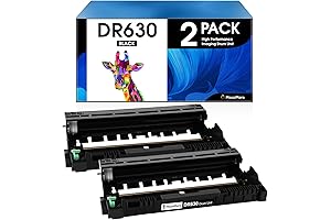 Compatible DR630 Drum Units Replacement for Brother DCP-L2520DW DCP-L2540DW HL-L2300D (2 Pack) (Black)