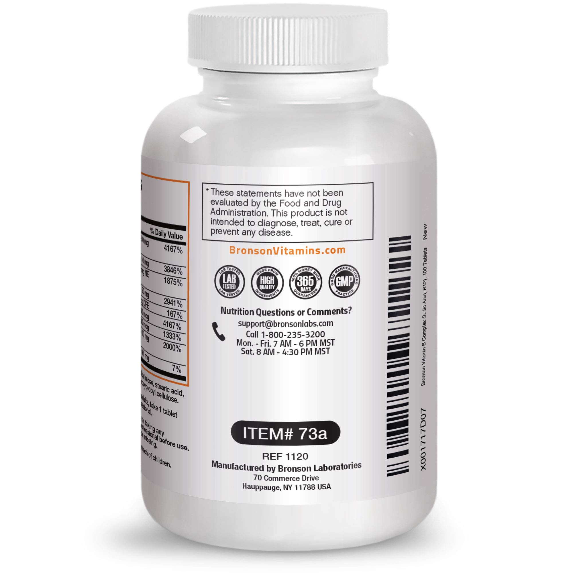 Buy Bronson Super B Vitamin B Complex Sustained Slow Release (Vitamin