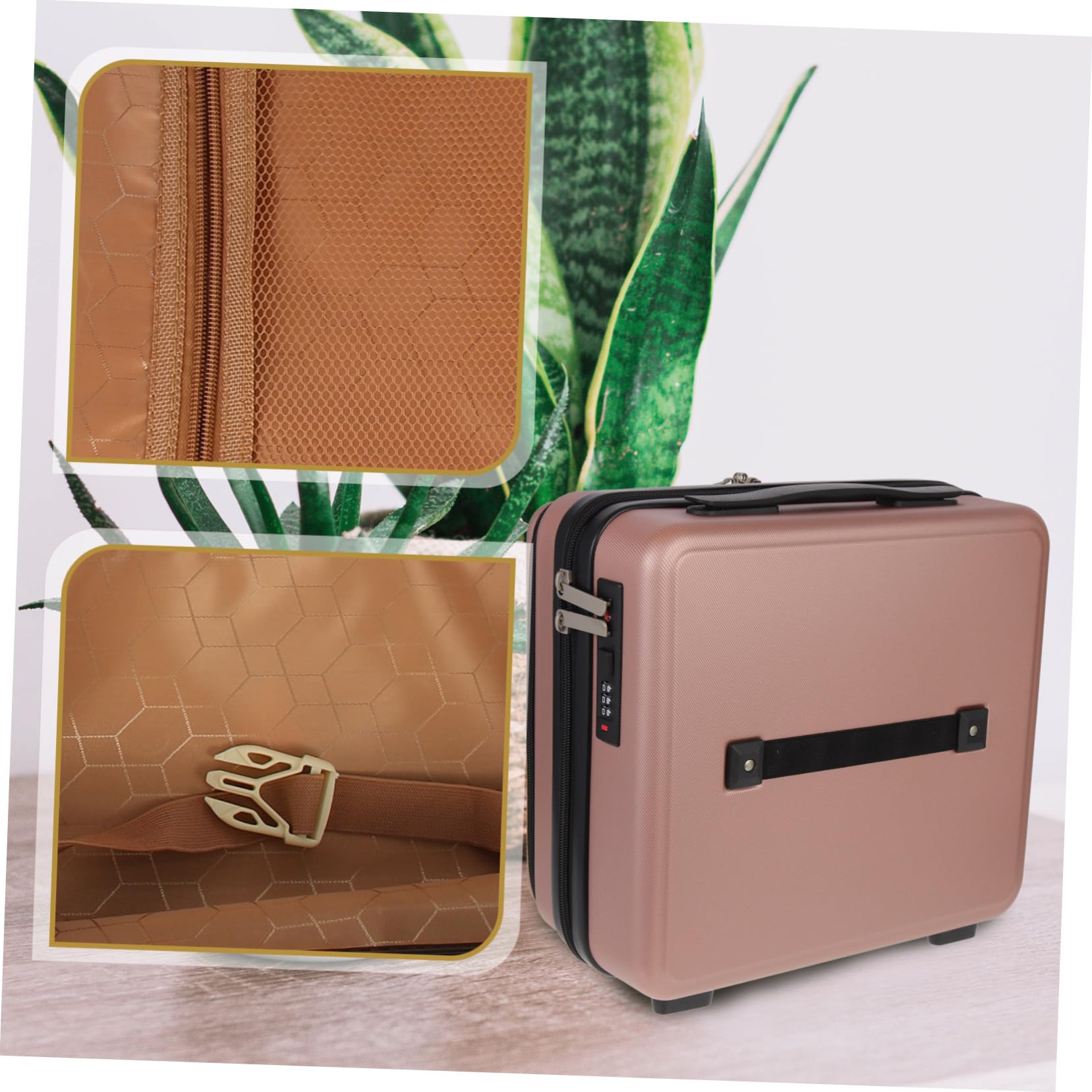Healeved Valigia Forniture Per Il Trucco Astuccio Viaggio Borsa Da Toeletta Per Viaggi Valigie Rigide Sacca Per Organizzatore Piccolo Trasporto Gomma Da Cancellare