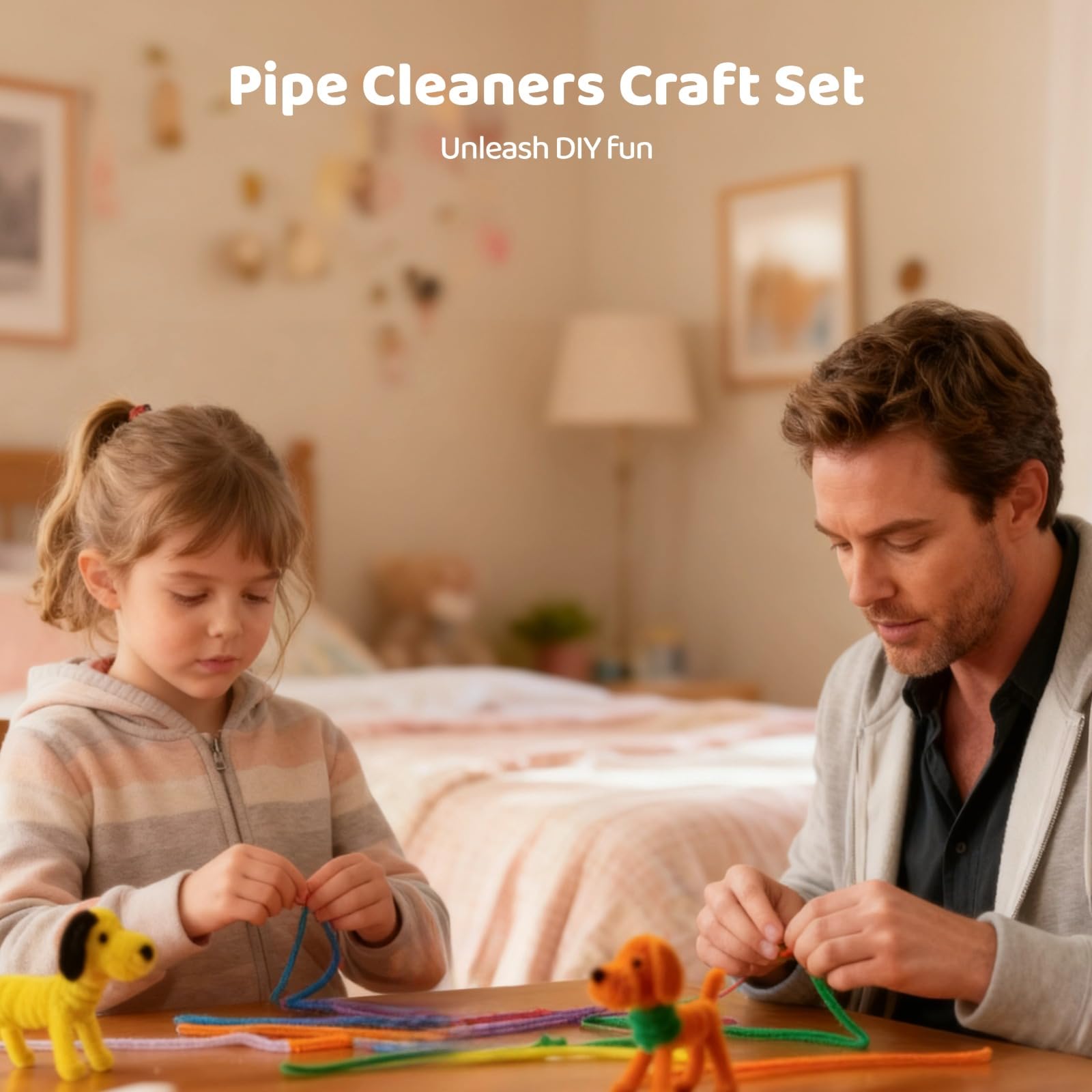 Lot de 4 000 cure-pipes en chenille en 40 couleurs, 100 tiges de fleurs, 3 rouleaux de ruban adhésif floral et étamines, bâtons torsadés pliables de 30 cm pour projets artistiques