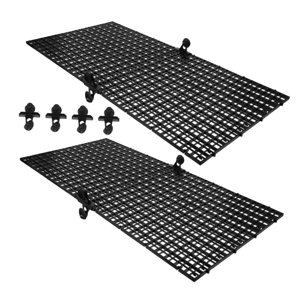 Toyvian 4Pcs Fish Tank Divider Board Plastic Grid Covers for Aquarium Easy to Clean Betta Fish Separator Prevents