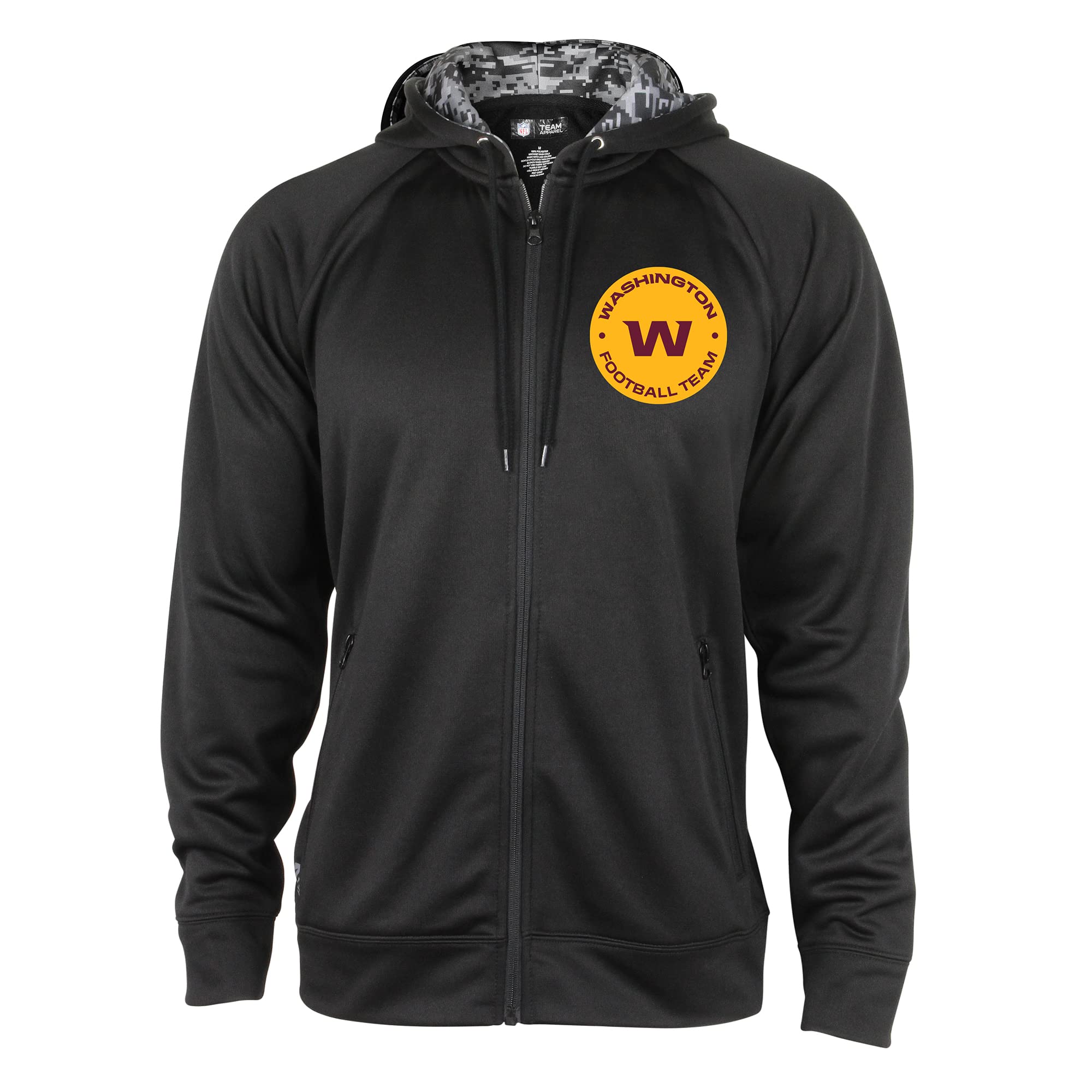 ZubazOfficially Licensed NFL Men's Full Zip Track Jacket