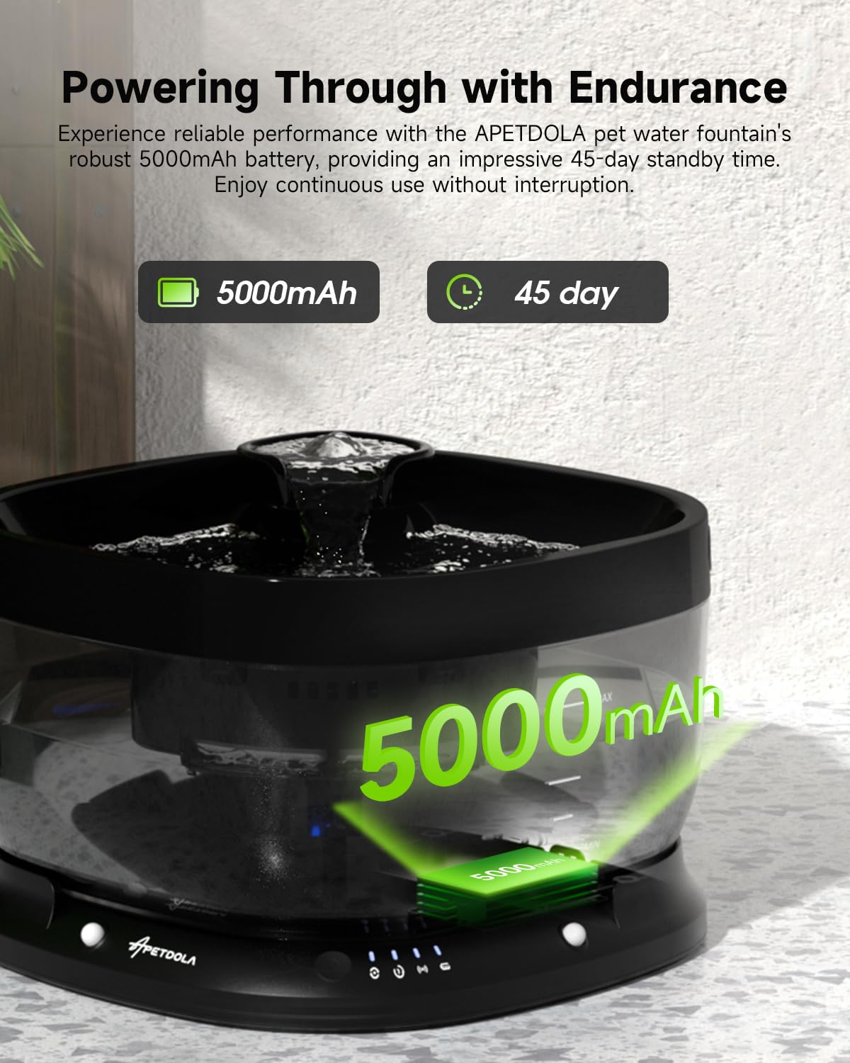 Motion Sensor Dog Paws At Water Bowl Dog Water Fountain