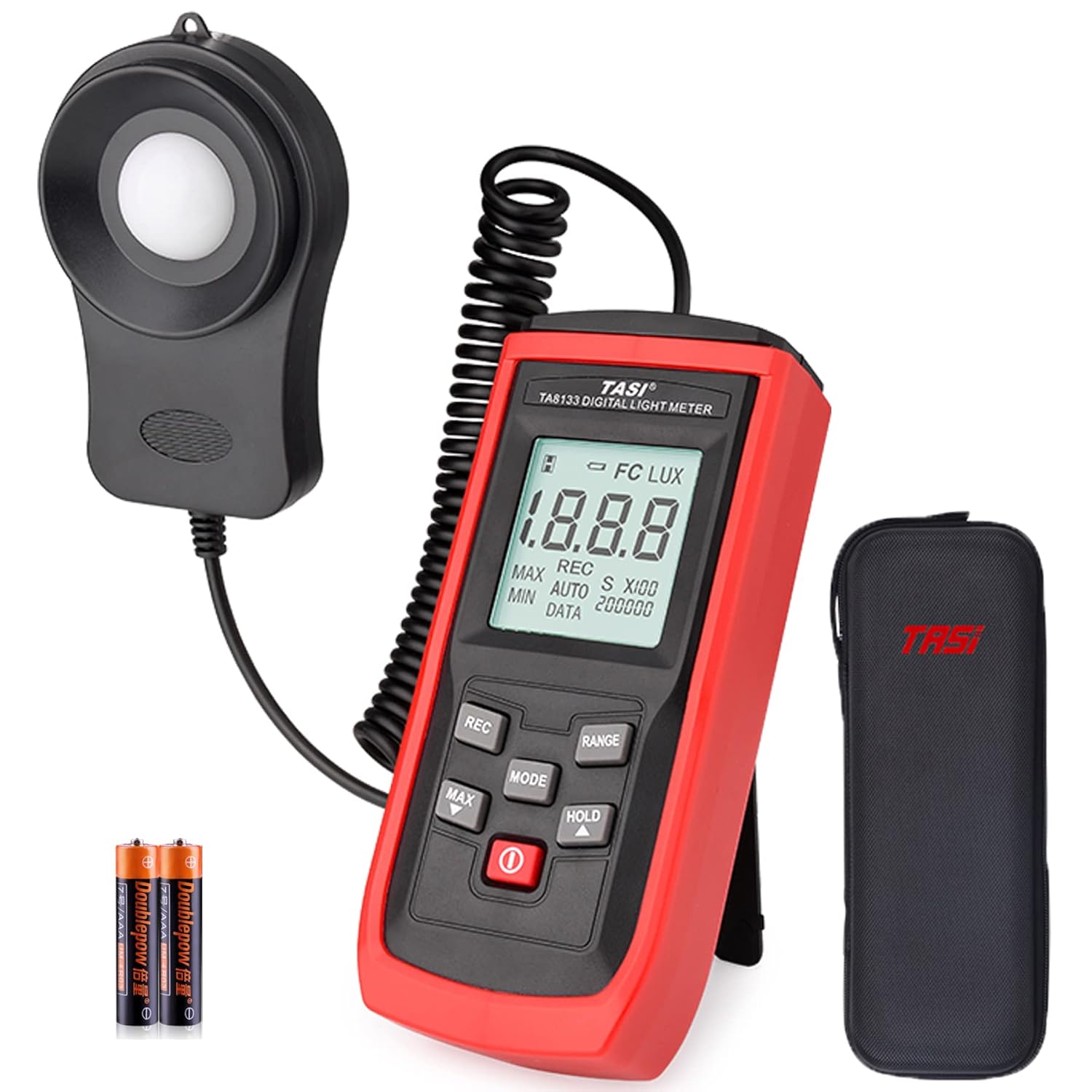 Digital Illuminance Foot Candles Light Meter with (0200,000) Lux