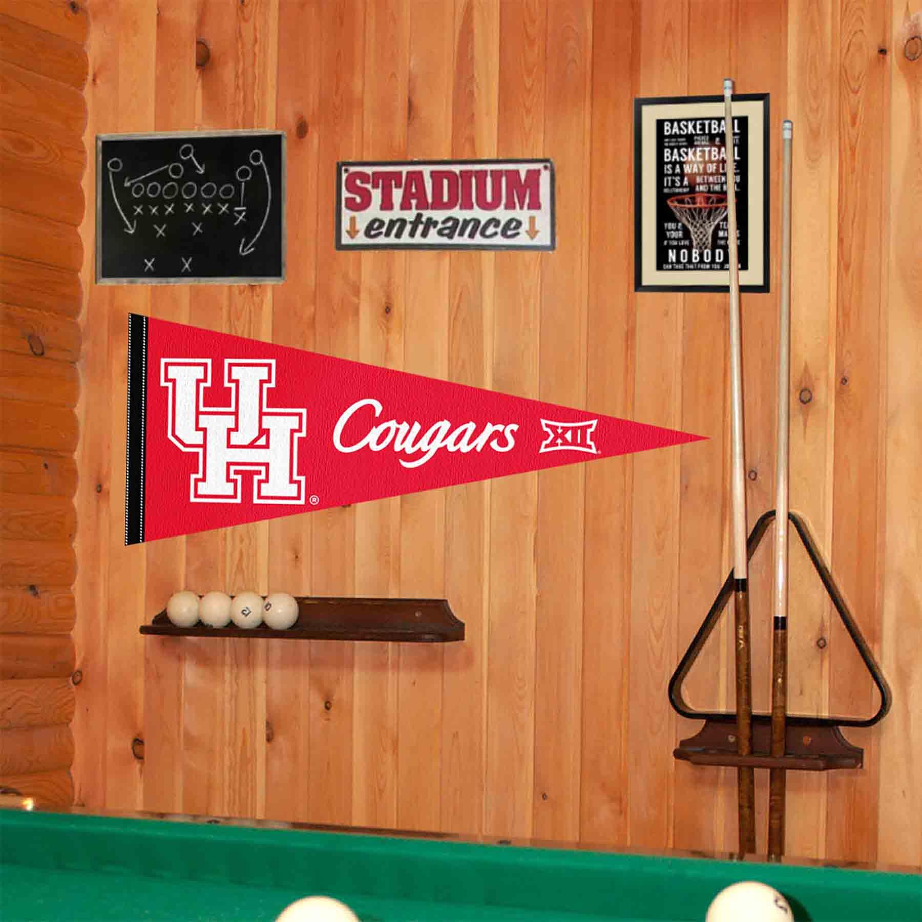 College Flags & Banners Co. Houston Cougars Big 12 Pennant Flag