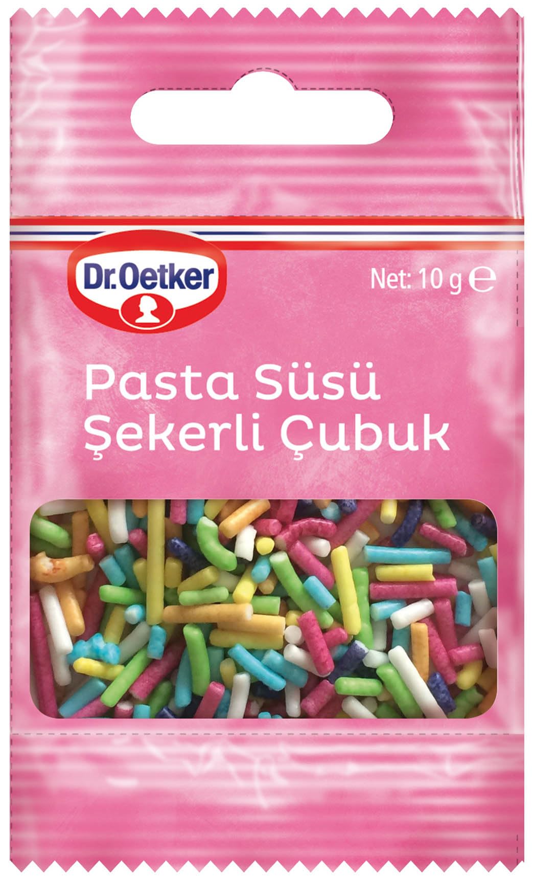 Dr. Oetker Dekor Pasta Süsü Şekerli Çubuk 10 Gr