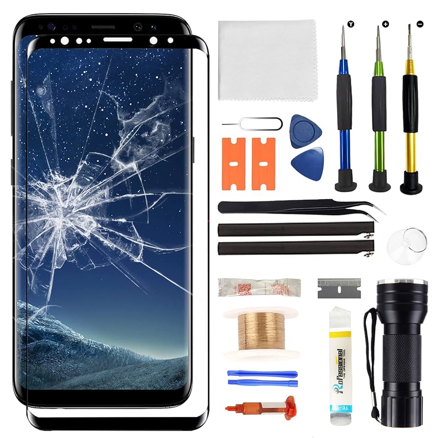 Amazon.com: Zgxhga Front Glass Screen Replacement for Galaxy