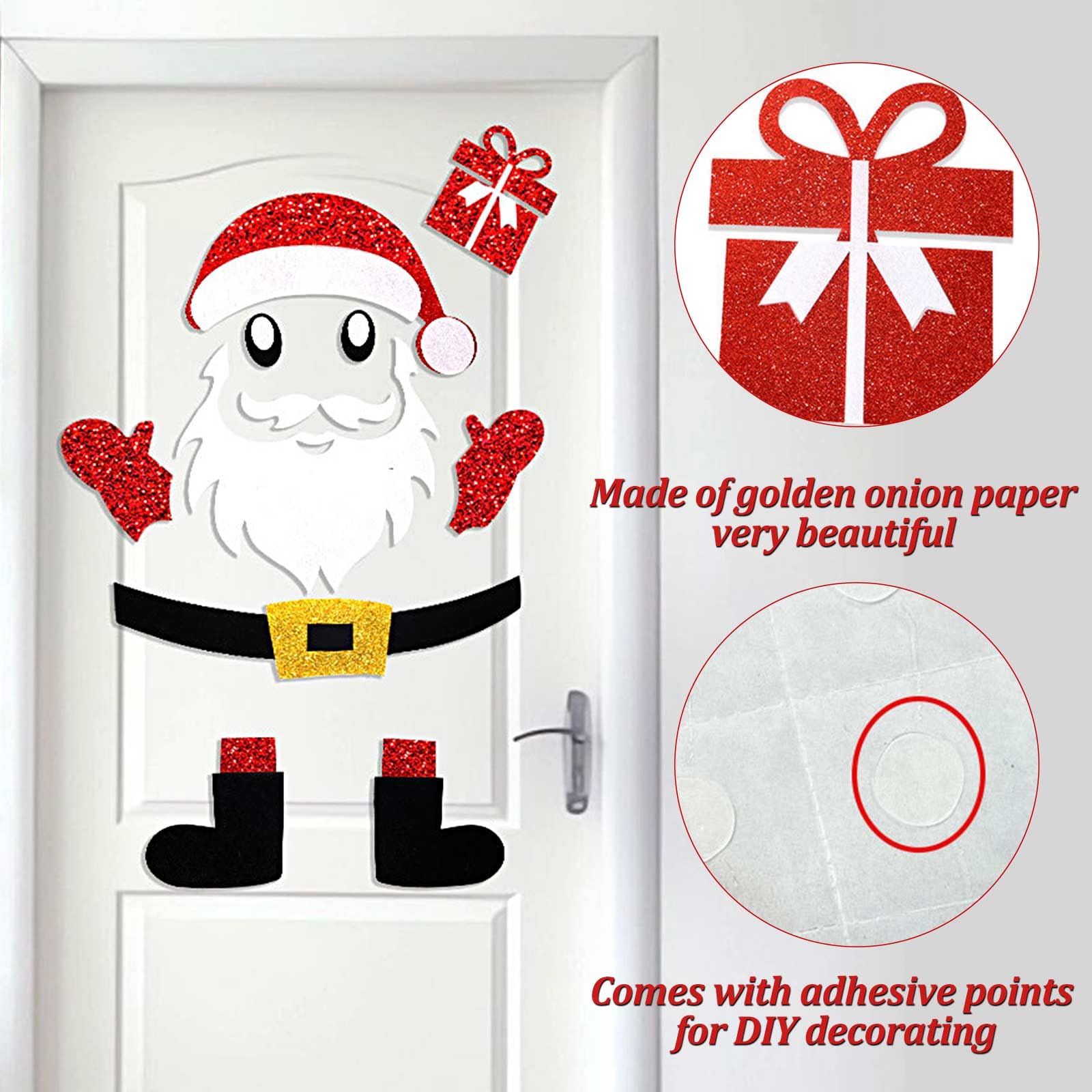 H1vojoxo 13 Adesivi Magnetici Natalizi Per Garage E Frigorifero – Pupazzo Di Neve Decorazione Casa