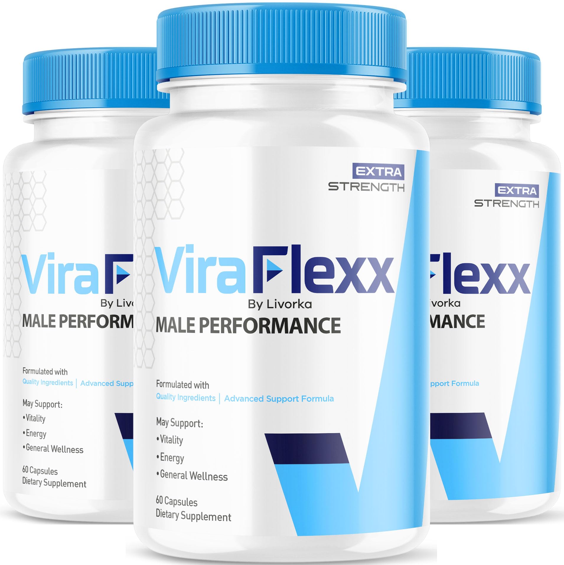 LIVORKA (3 Pack) ViraFlexx Capsules, ViraFlexx Advanced Support Formula Pills, Vira Flexx Pills (180 Capsules)