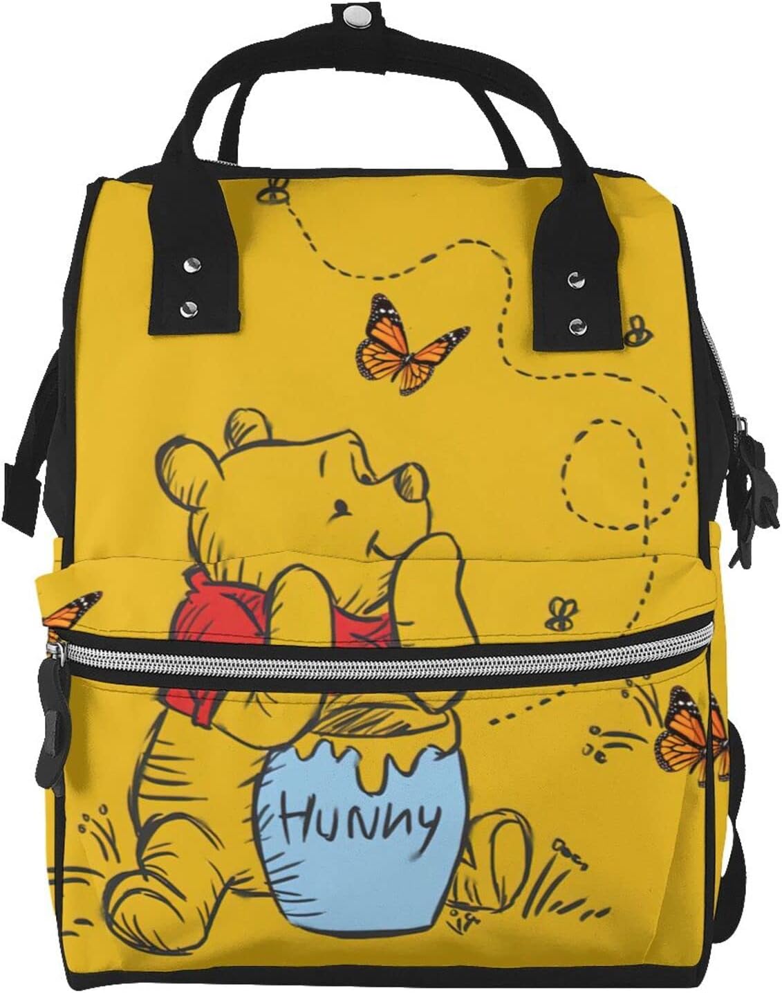 Cute Bear Diaper Bag Backpack for Girls Boys, Multifunction