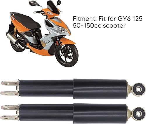 Miniatura 3 de Par de amortiguadores delanteros 10.236 in motocicleta amortiguadores delanteros puntal acero de aleación para GY6 125 Scooter