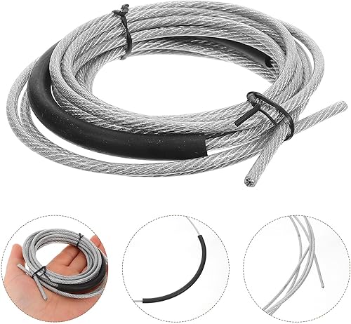 Miniatura 7 de Weighted Steel Cable Replacement Jump Rope for Fitness Training Wear-resistant Tube Anti-deformation Sports Accessory for Competitive Speed Jumping