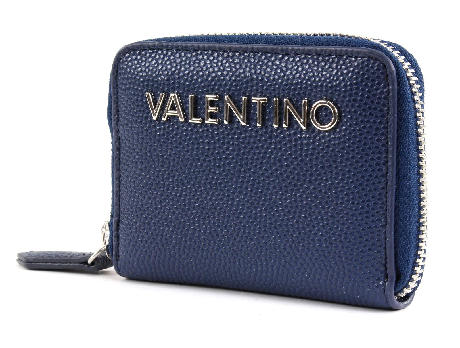Valentino Purse Divina Zip Around Wallet XS Blu Blue