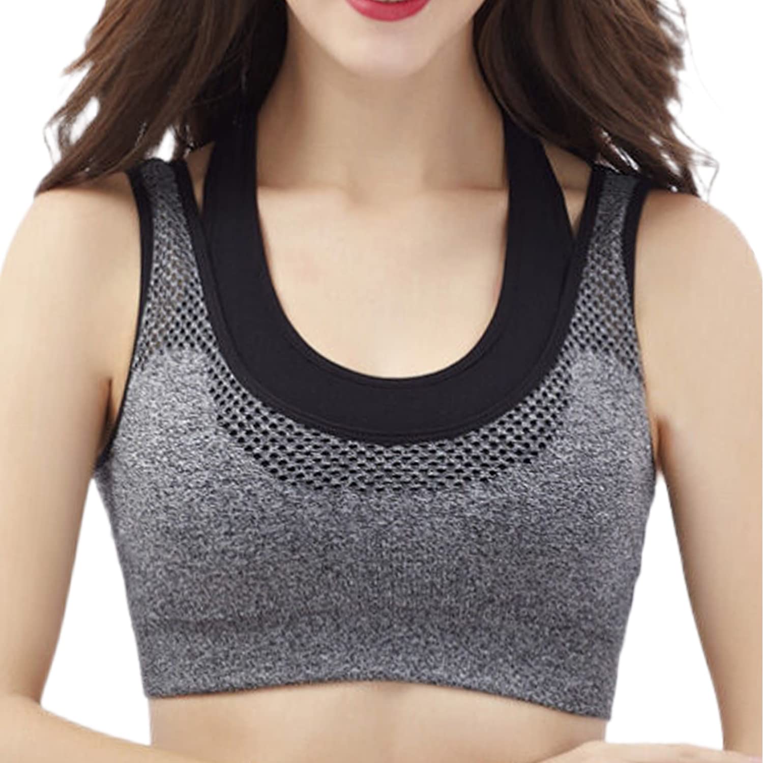 High Impact Sports Bra With Double Shoulder Straps for intensed Workouts