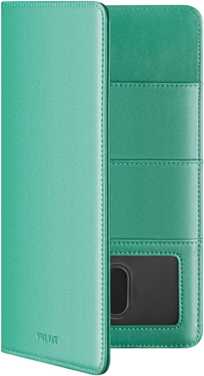 VULKITPassport Holder Wallet RFID Blocking Travel Wallet for Men & Women, Teal, Travel Wallet