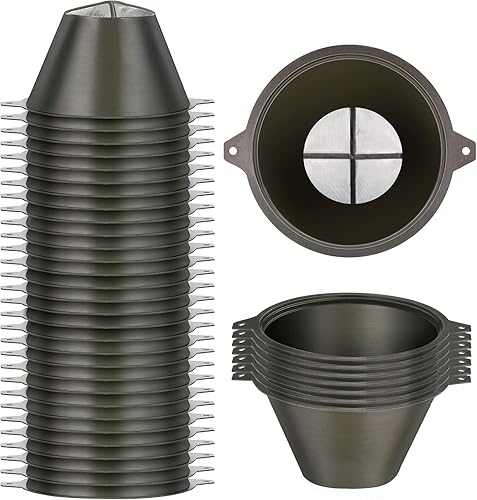 30 filtros de pintura de plástico de 3.937 in con malla de nailon fino, filtro de nailon industrial reutilizable para aceite, pinturas al óleo a