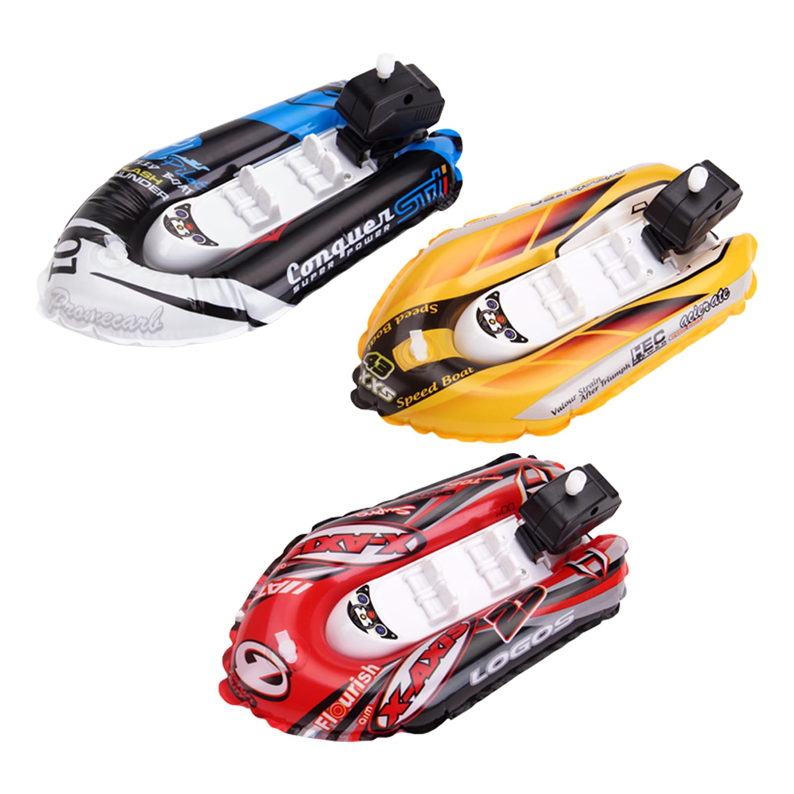 3pcs Wind Up Boat Bath Toys ,Boat Inflatable Clockwork Toys Bath Toy Play Water Toys Bathtub Floating Toy Inflatable Paddle Boat Wind Up Toys Gifts(Not suitable for children under 12 years old)