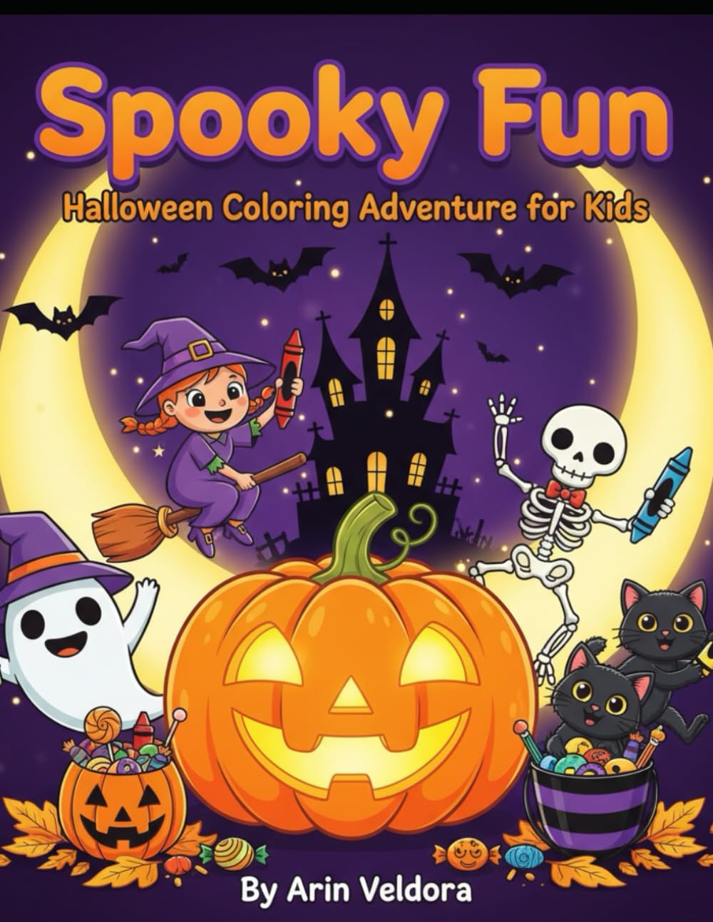 Spooky Fun: Halloween Coloring Adventure for Kids