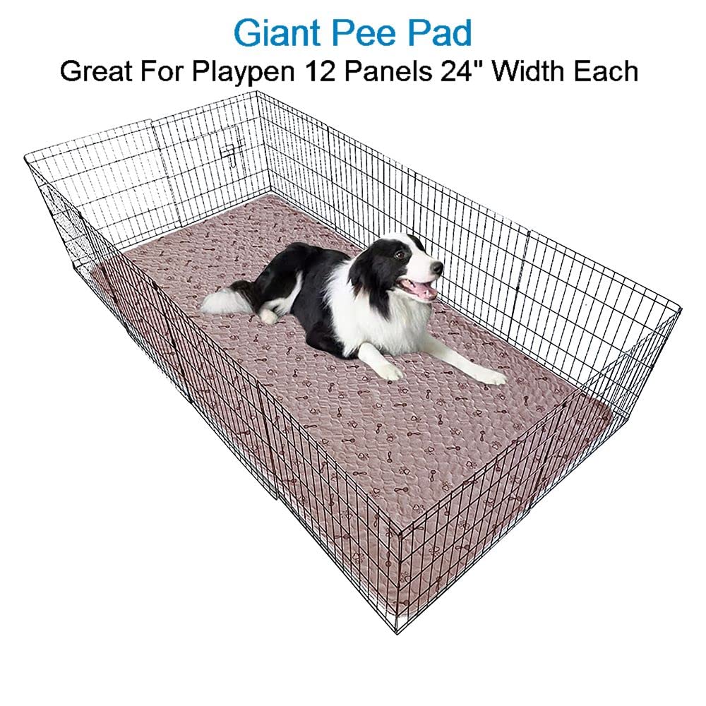 peepeego Almohadilla Extra Grande para Perro, Lavable y Gratis, Almohadilla Reutilizable para Cachorros con absorción rápida, Impermeable, Alfombra Antideslizante Entrenamiento y