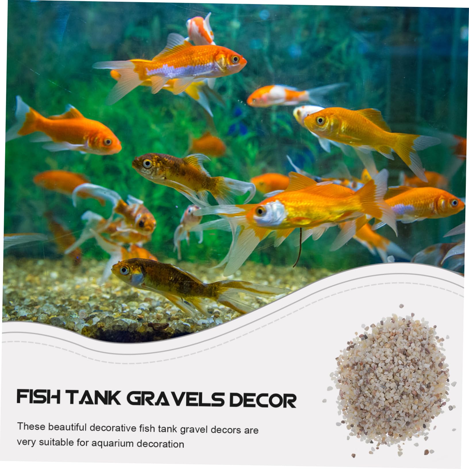GLEAVI Ghiaia per Acquari Substrato Decorativo Ciottoli Artificiali Riempimento per Vasi Acquario Pietre di Sabbia Ghiaia Nera per Acquari Decorazioni Acquario Piantumate d Marini