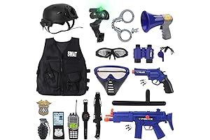 deAO Police Officer Costume for Kids - Unleash the Hero Within!