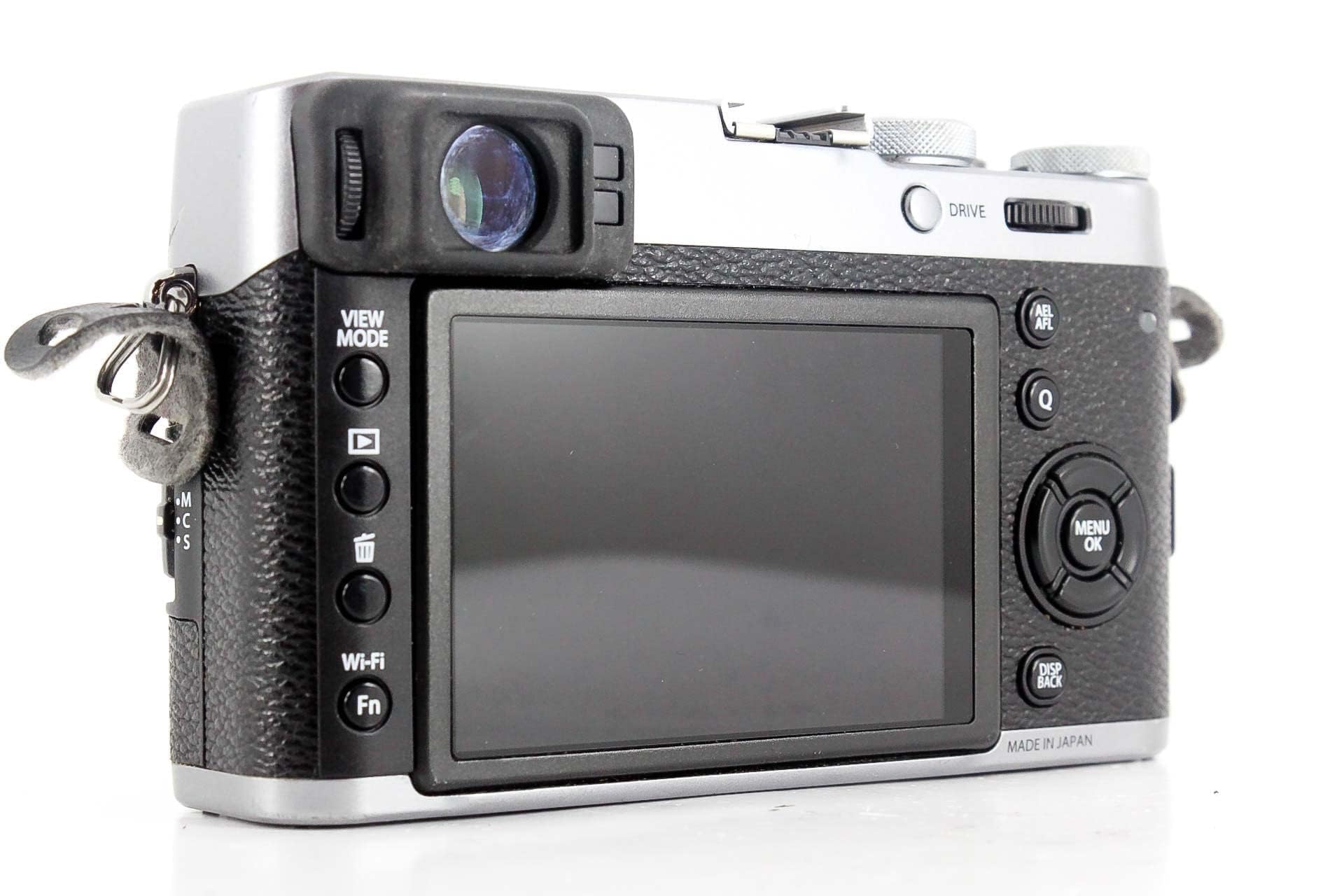 Fujifilm X100T Fotocamera Digitale 16 MP, Sensore APS-C X-Trans CMOS II, Obiettivo 23mm, f/2.0, Mirino Ibrido, Telemetro Elettronico, Otturatore Centrale, Argento