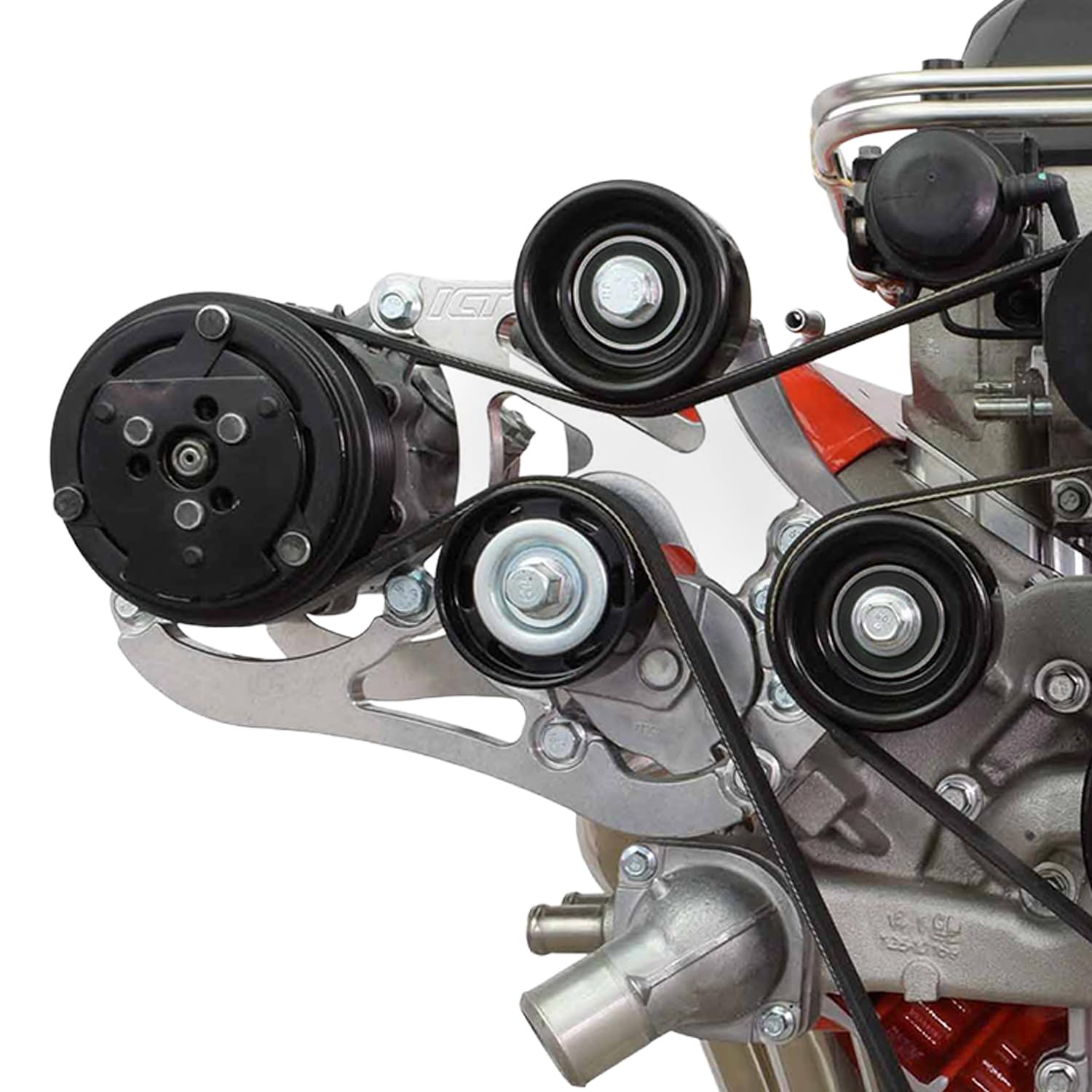Amazon.com: LSA Supercharger High Mount A/C Sanden 7176 Compressor