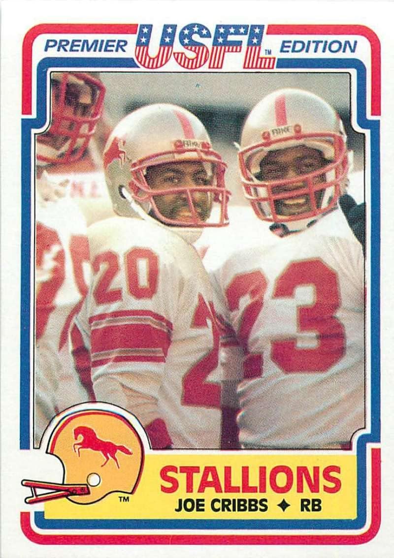 Football NFL 1984 Topps USFL 12 Joe Cribbs EX/NM Collectibles & Fine Art
