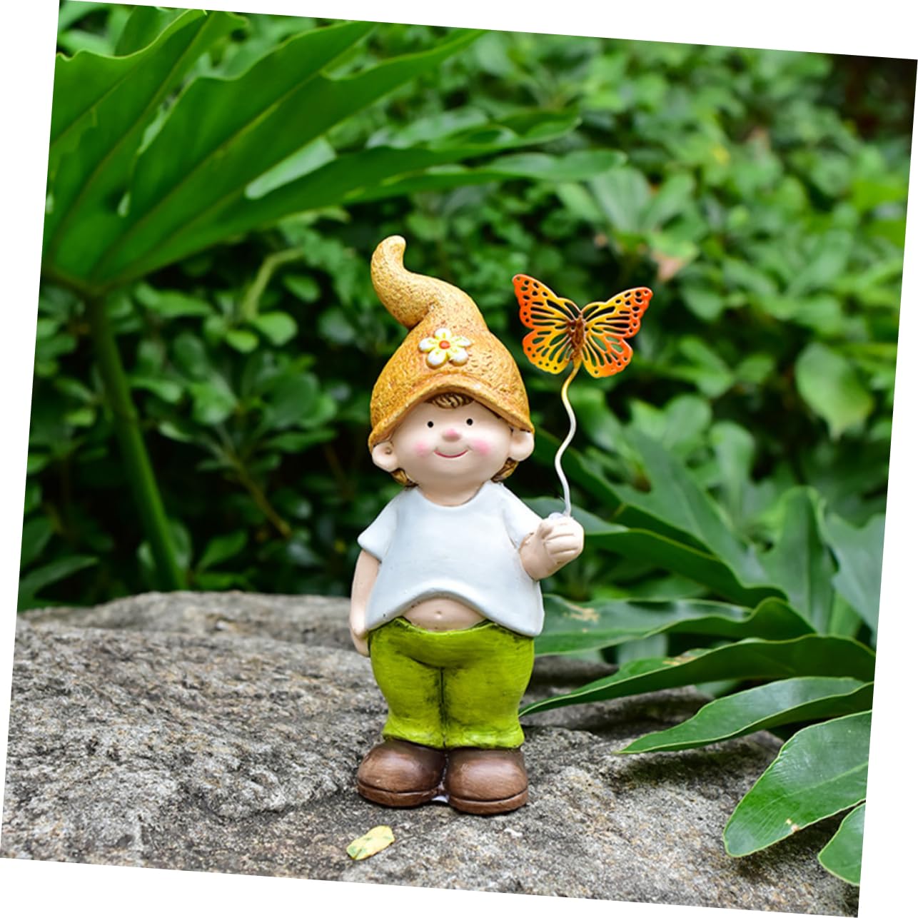BESPORTBLE 3kawałki Urocza Figuryna Gnomów Ceramicznych Ozdoba Do Ogrodu Idealna i Trawnik Kreatywny Element Dekoracyjny Do Przestrzeni Zewnętrznych