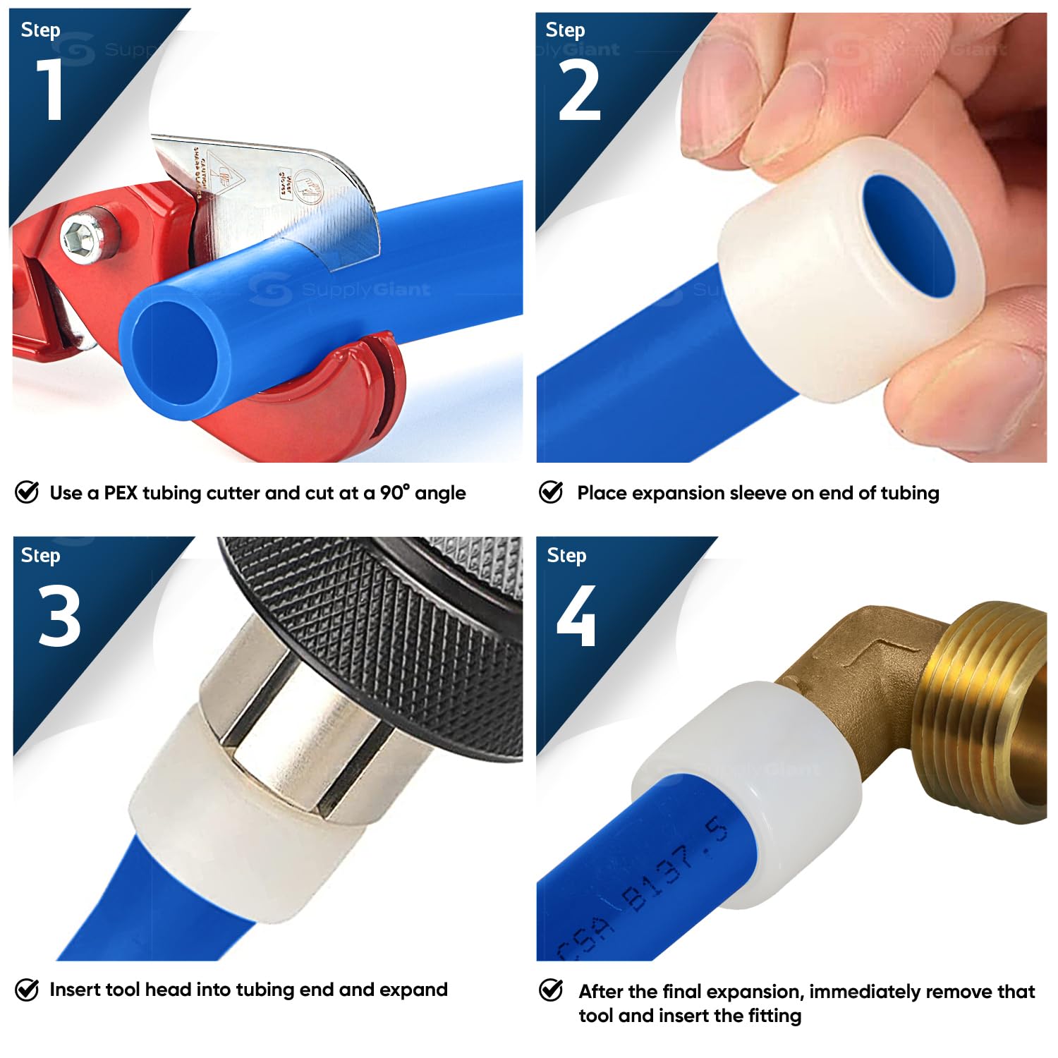 Codo roscado de 90 grados Pex-A, expansión de 3/4 pulgadas Pex x 1 pulgada adaptador de codo MIP, adaptador F1960 de latón sin plomo para uso en conexión de tubo Pex-A (paquete de 5)