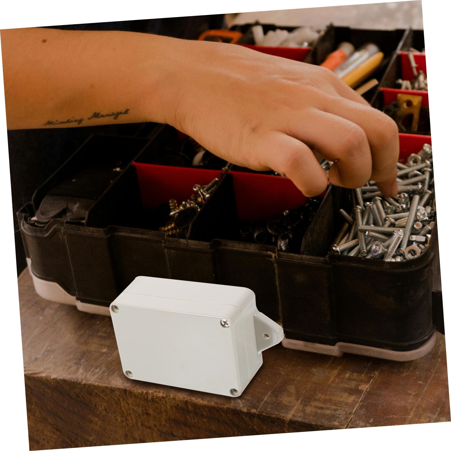 HOMSFOU 10 Pcs Box Boîte Étanche Boîtes Électriques Boîtier Électronique En Plastique Boîtier De Projet En Plastique Boîtes Électriques Résistantes Aux Intempéries Boîtes De Projet En