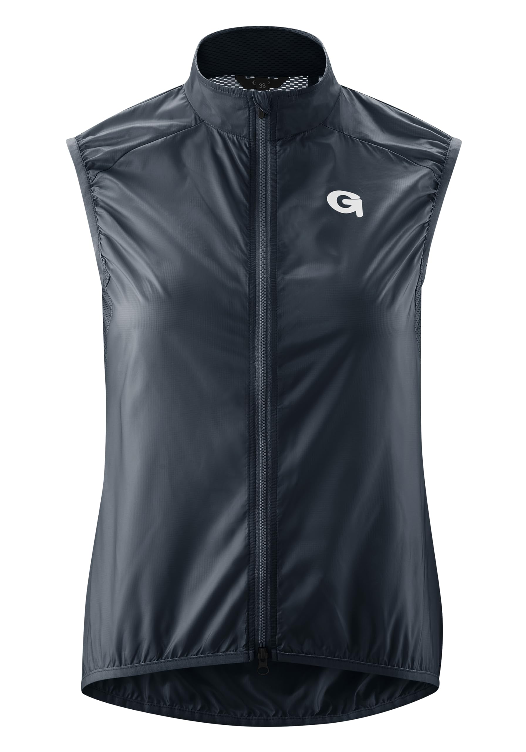 Gonso Road Vest Wind W Women's Vest, Lightweight, windproof & breathable cycling vest & running vest, Reflective, Small pack size for road bike & gravel