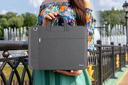 Miniatura 5 de Ferkurn Funda para laptop para mujeres y hombres, funda para computadora con hombro para HP Envy PavilionInspironThinkpadASUS TUF