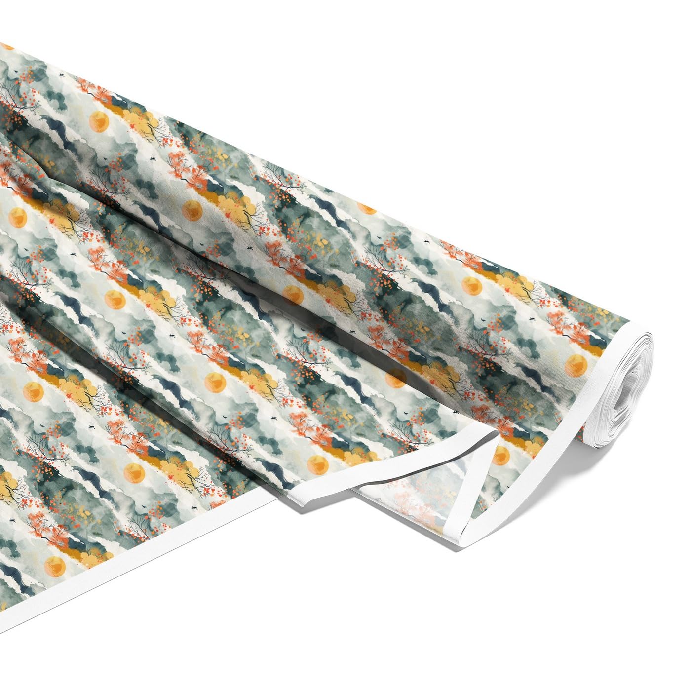 HEKO PANELS Tela Oxford impermeable primavera acuarela japonesa 5 metros