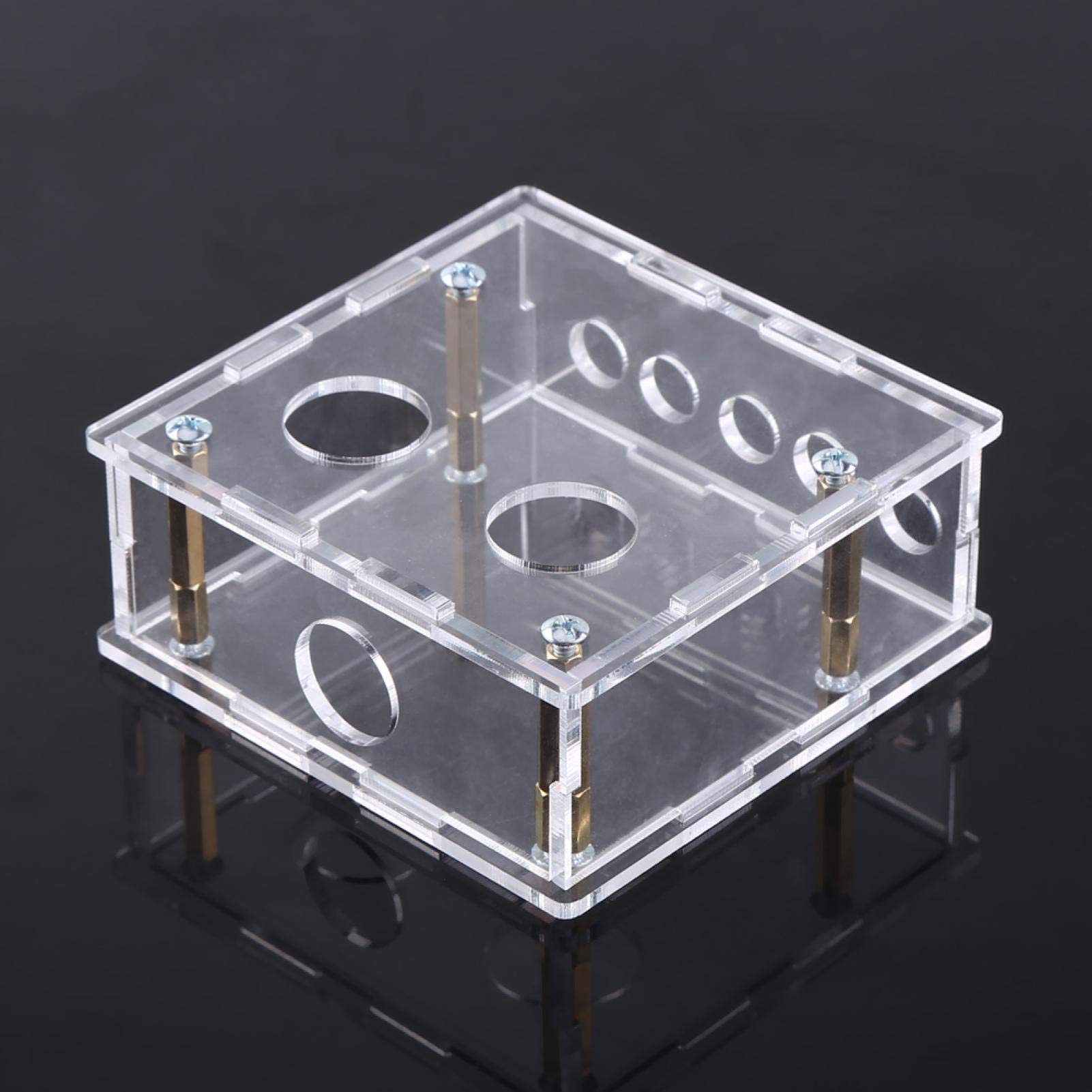 6J1 Custodia Acrilica Shell Electron Tube Valvola Preamp Amplificatore Corpo Protettivo Tubo Preamplificatore Kit Per 6J1 Valve Tube PreAmplifier Board