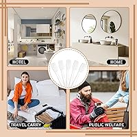 Vista 5 de Hushee Juego de 300 cepillos de dientes desechables y jabón de peine para personas sin hogar, 100 cepillos de dientes a granel, 100 peines de pelo