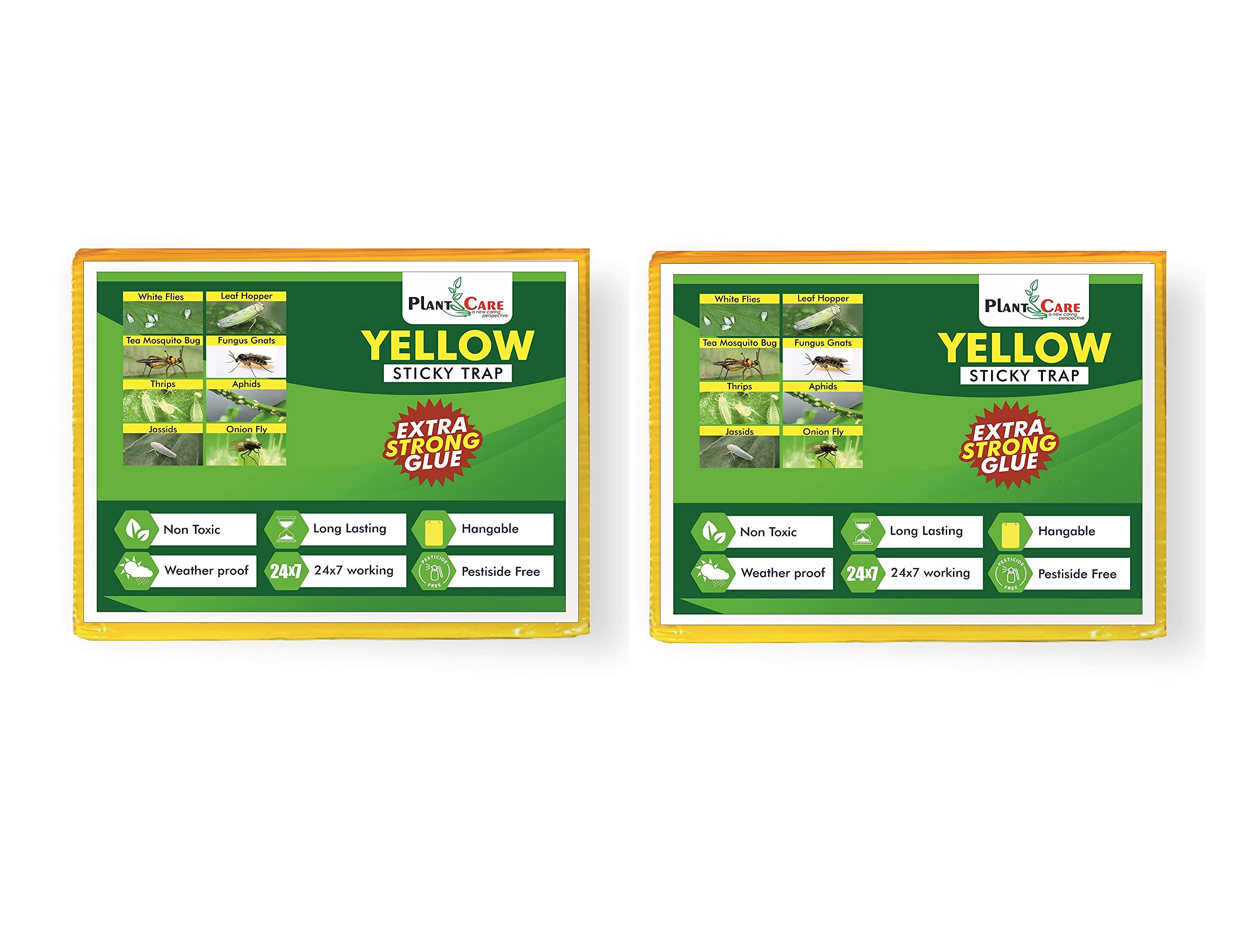 PLANT CARE - Eco Line Yellow Sticky Trap with Twisted wire for Insects, White flies, Thrips, Aphides Pack of - 50 Traps (B09DGF95NZ) Amazon Price History, Amazon Price Tracker