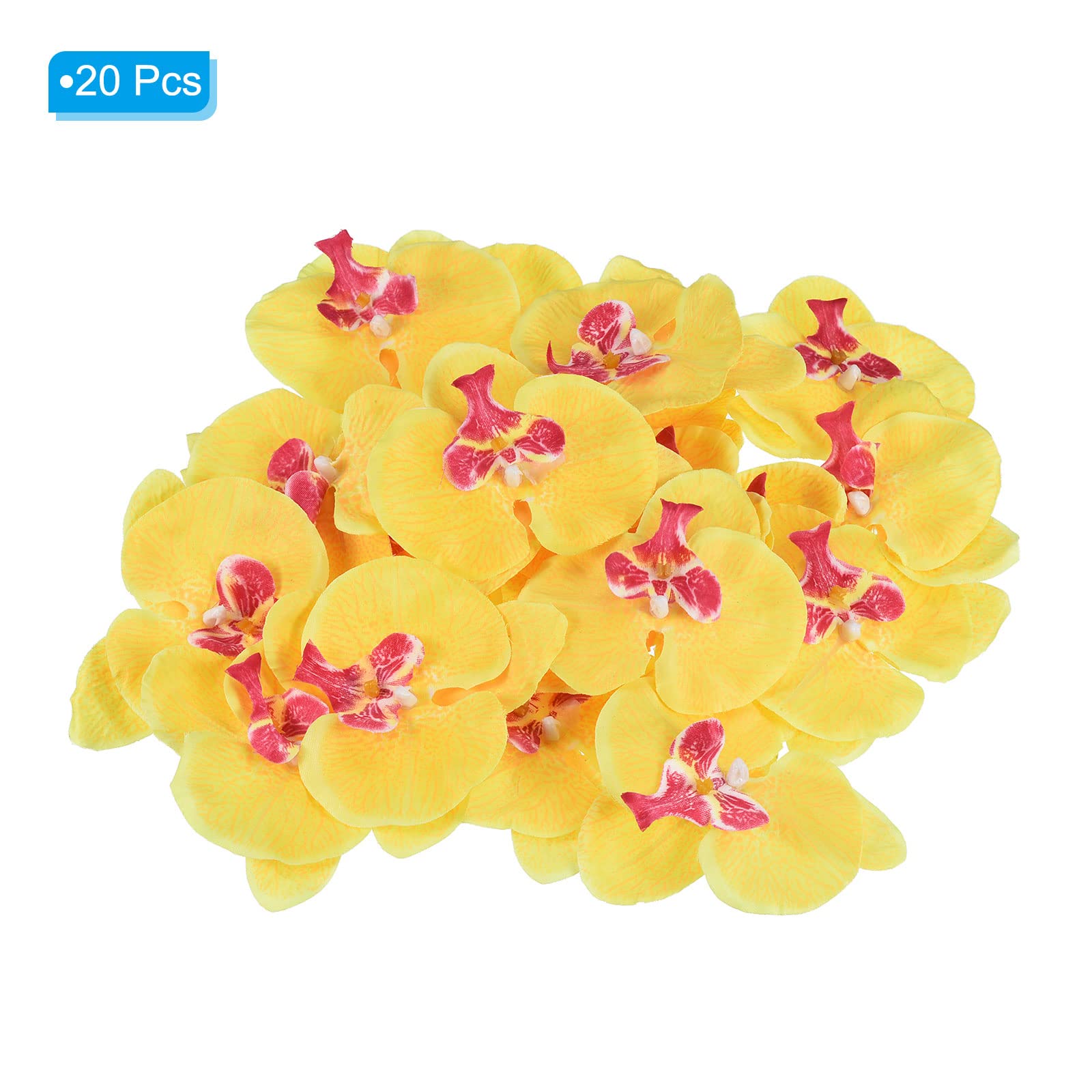 PATIKIL 3.9" Artificial Orchid Flower Heads - Image 3