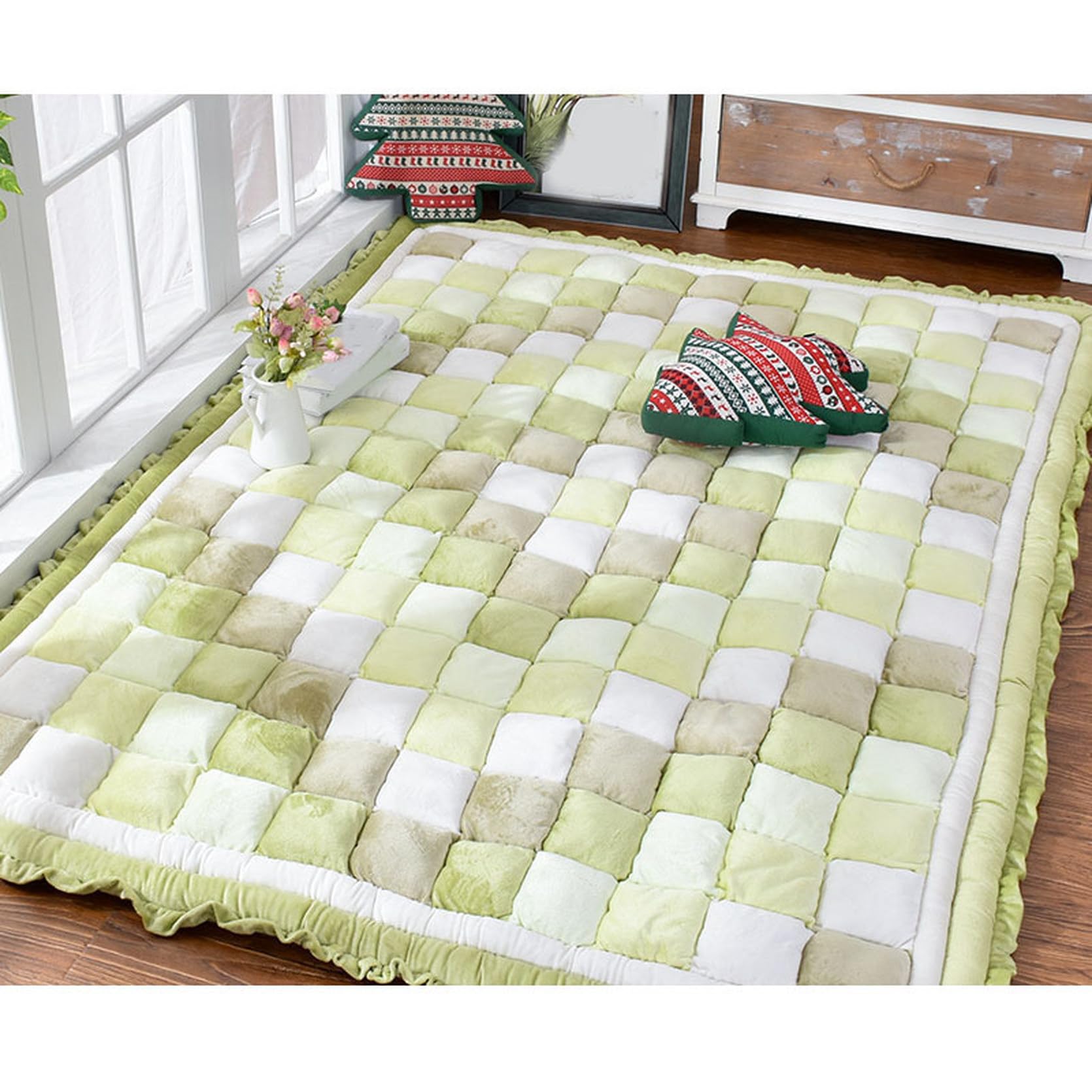 【最終価格】パッチワークラグNo.702 リサイクル・パッチワークラグ/アナトリアカーペット245×174cm