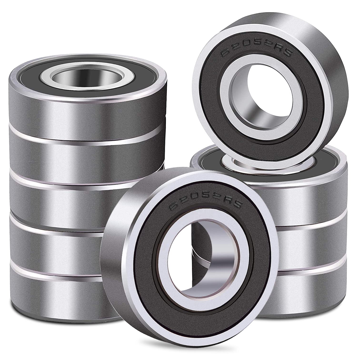 QTY 40) Xike 6807-2RS Roller Bearing 35x47x7mm Double-Sealed QTY 40) Xike 6807-2RS Roller Bearing 35x47x7mm Double-Sealed