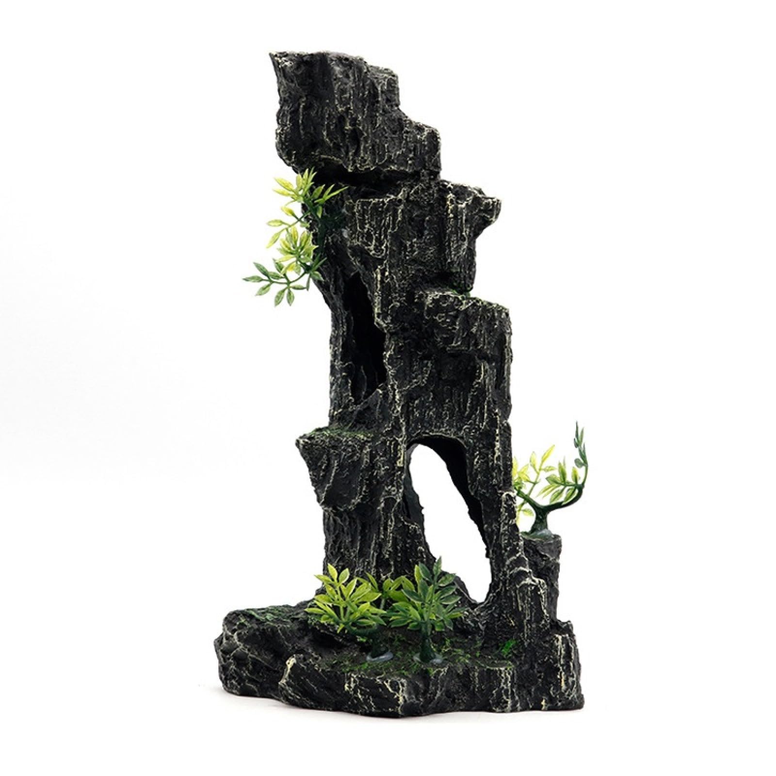 1 pieza de planta rocalla for acuario, decoración pecera, paisajismo, accesorios decorativos for 047(21)