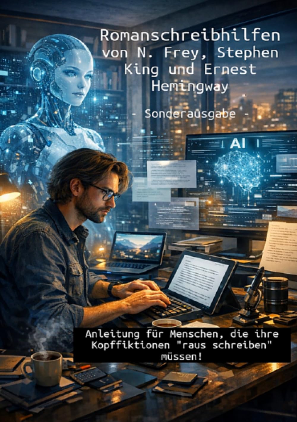Romanschreibhilfen von N. Frey, Stephen King und Ernest Hemingway: Mein Schatz - Anleitung für Menschen, die ihre Kopffiktionen "raus schreiben" müssen!