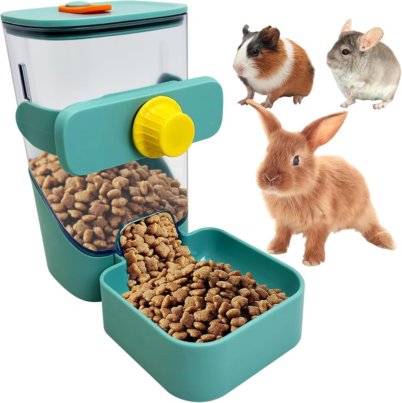 Dispensador automático de alimento para coelhos e pequenos animais Apatal H132, 1 L